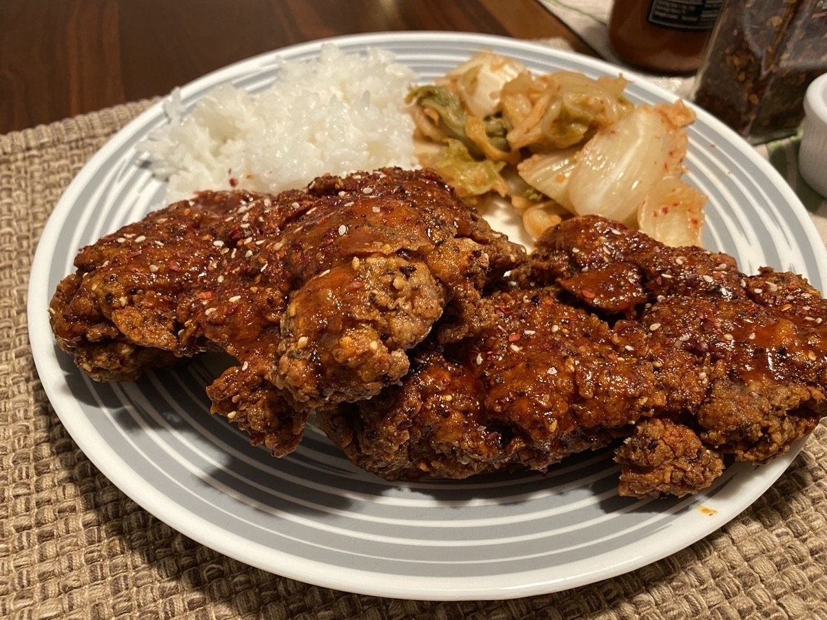 Kimchi-Brined Fried Chicken